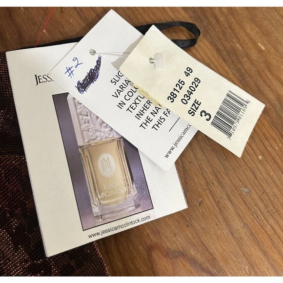 Gunne Sax VTG Jessica McClintock Millennium 2000 Leopard Shimmer Gown Size 3 NWT - Picture 7 of 9